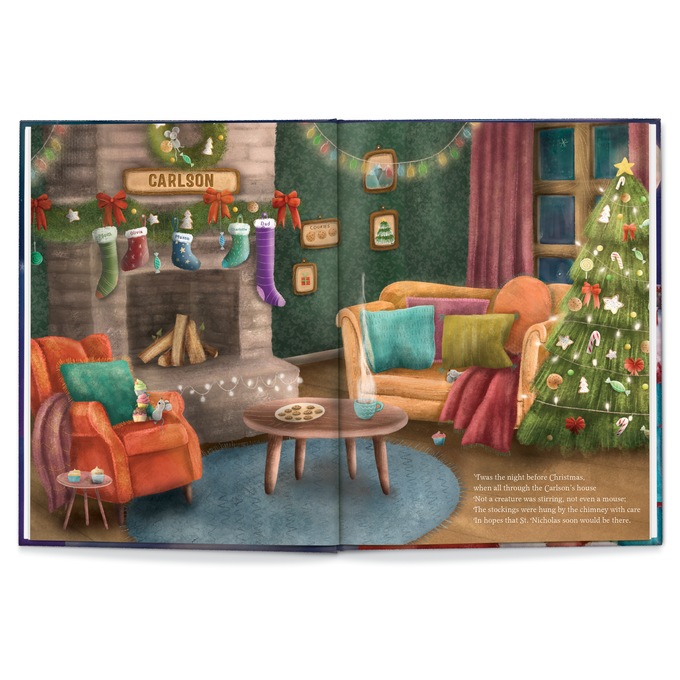 Our Family&#39;s Night Before Christmas Personalized Storybook, , large