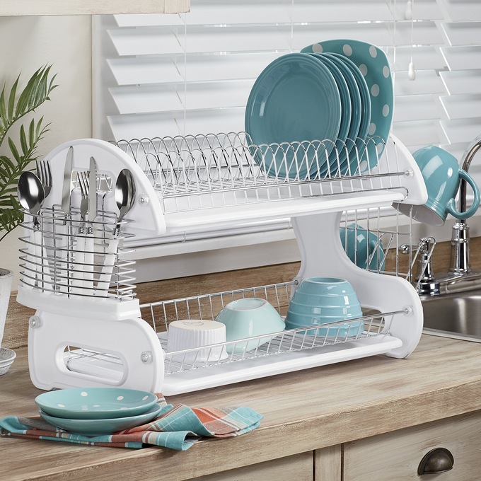 2-Tier Dish Rack, , large