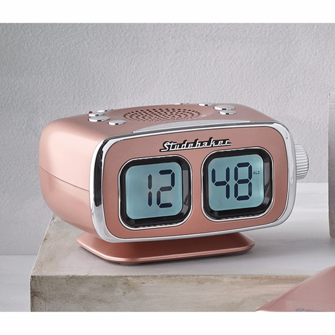 Studebaker Retro Digital Clock with Bluetooth, , large