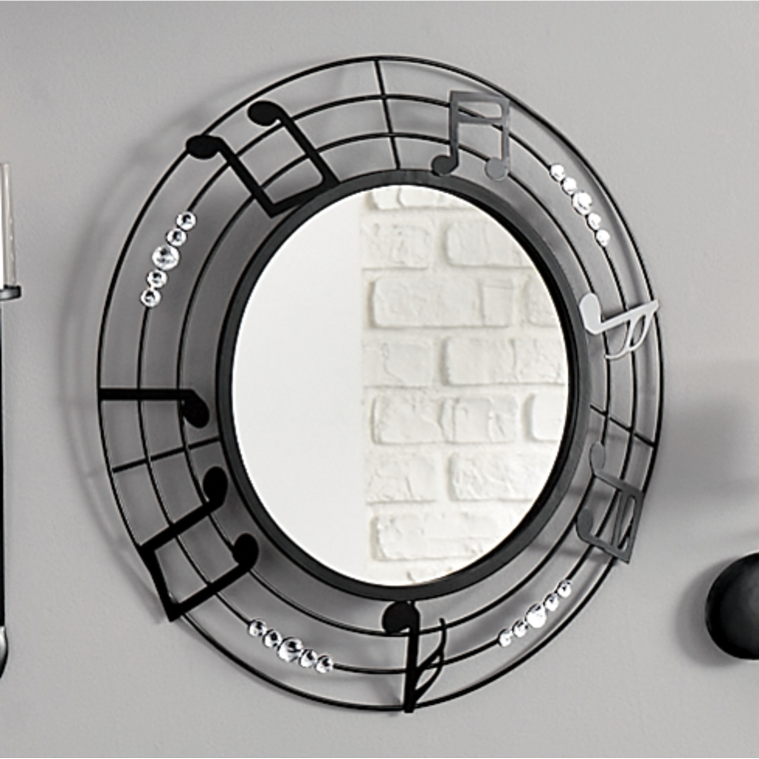 Music Note Wall Mirror Swiss Colony