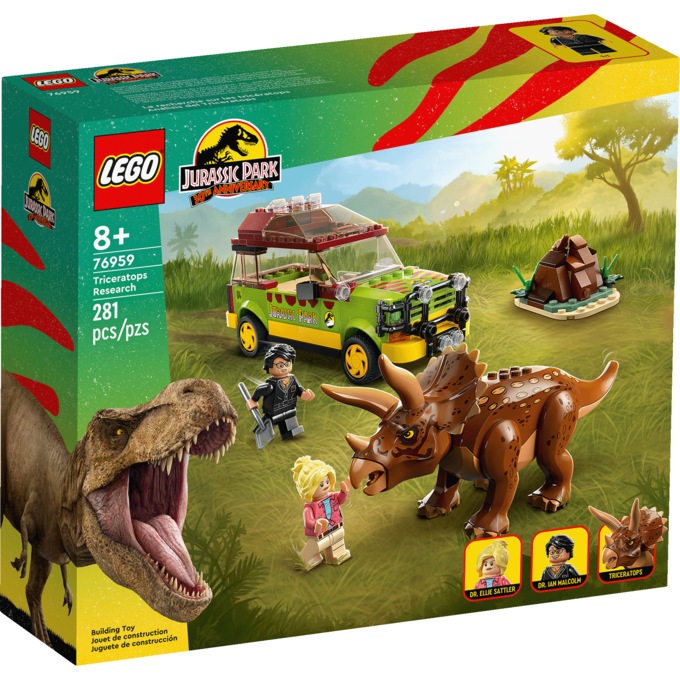 LEGO Jurassic World Triceratops Research, , large
