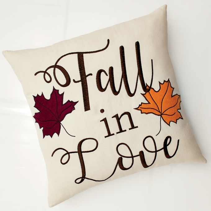 Fall in Love Pillow Swiss Colony