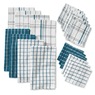 Color Connection 20-piece Kitchen Towel Set, Island Blue, large