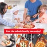 Granitestone Piezano Pizza Oven, Red, large