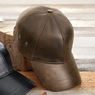 Leather Baseball Cap, , large