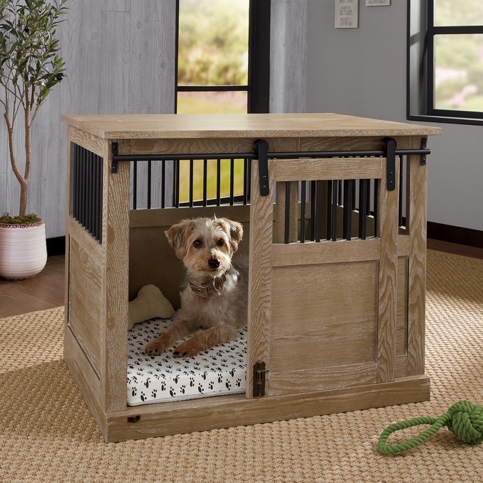 Barn Door Regular Pet Crate Swiss Colony