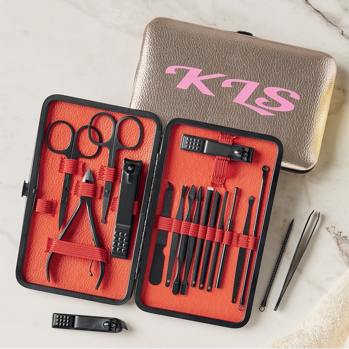 Premium Unisex 18-Piece Grooming Kit, , large