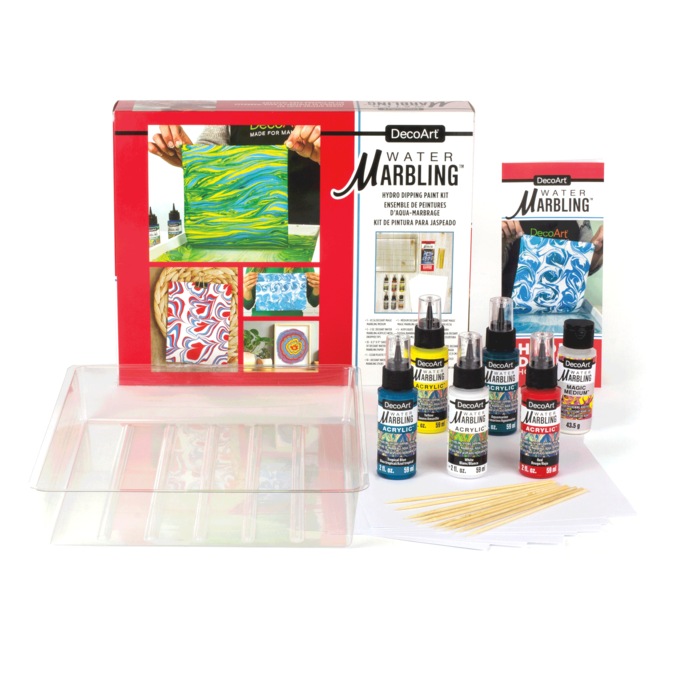 DecoArt Water-Marbling Starter Kit, , large
