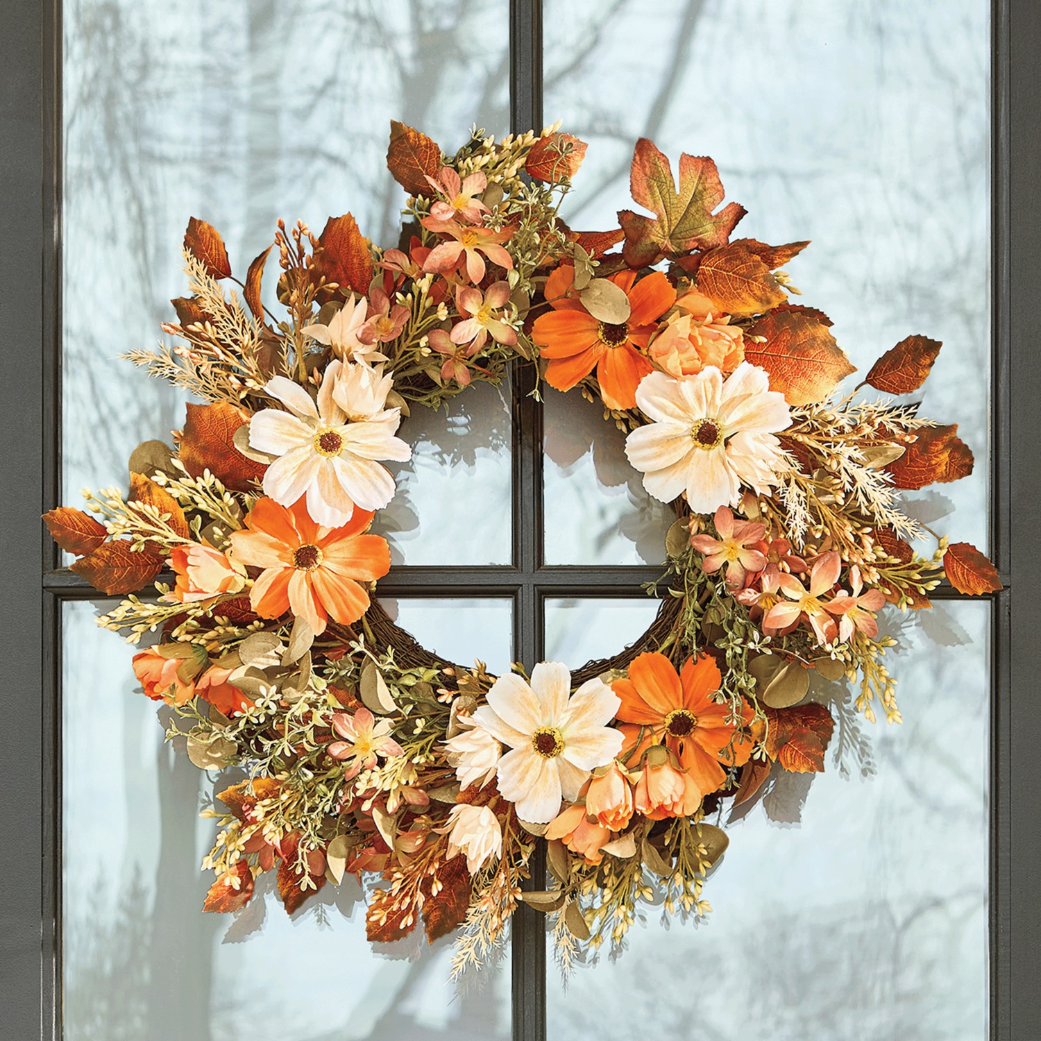 Outdoor Autumn Reverie Wreath | Swiss Colony