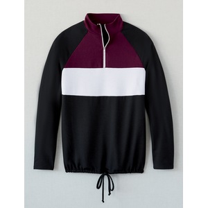 Color Blocked 1/4-Zip Top, , large