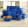 16-Piece Solid Square Dinnerware Set, , large