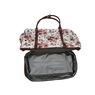Personalized 3-Piece Weekender Travel Bag Set, Floral Roses, large