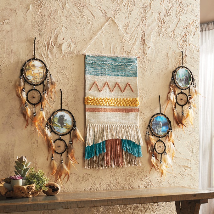 Lit Wildlife Dream Catcher, , large