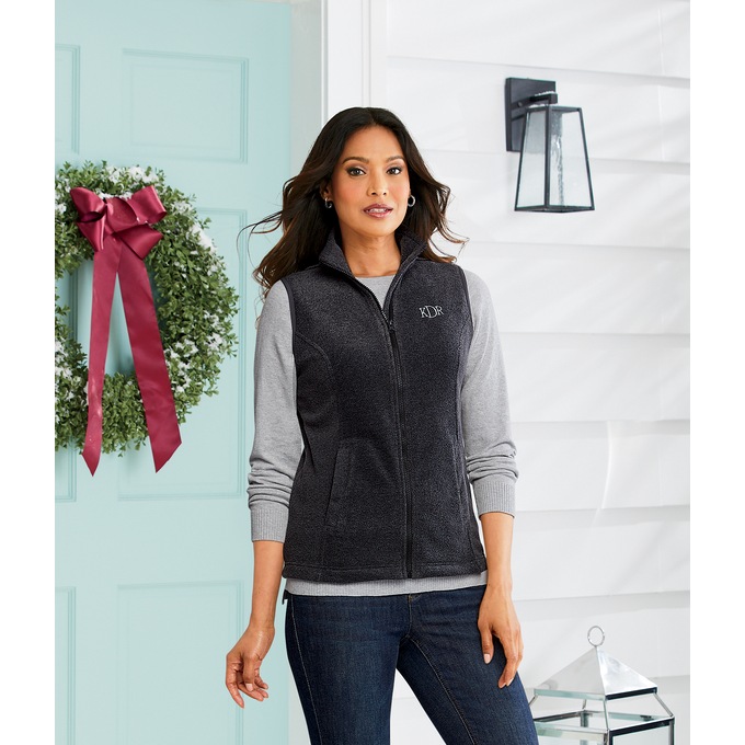 Personalized Women&#39;s Fleece Vest, , large