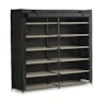 6-Layer Fabric Double Shoe Storage Organizer, , large