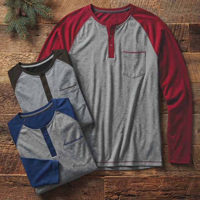 3-Pack Raglan Shirts, , large