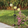 3 Orb Solar Light Stake, Clear, large