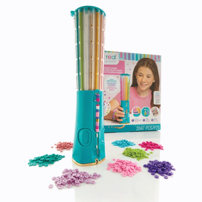 Swift Clicks Heishi Bracelet Maker, Teal, large