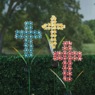 Solar Cross Garden Stake, , large