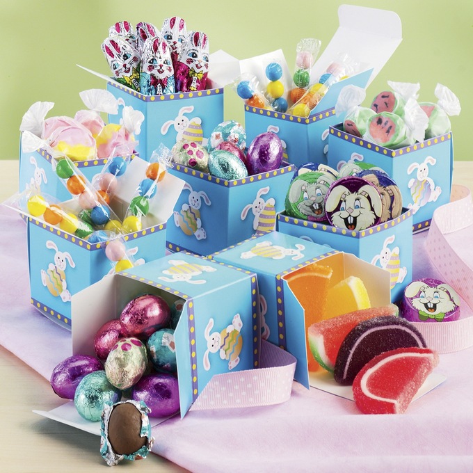 9 Easter Candy Boxes, , large