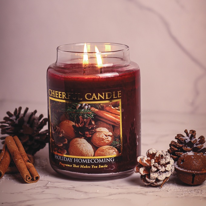 Cheerful Large Jar Candle, 24 Ounces, , large