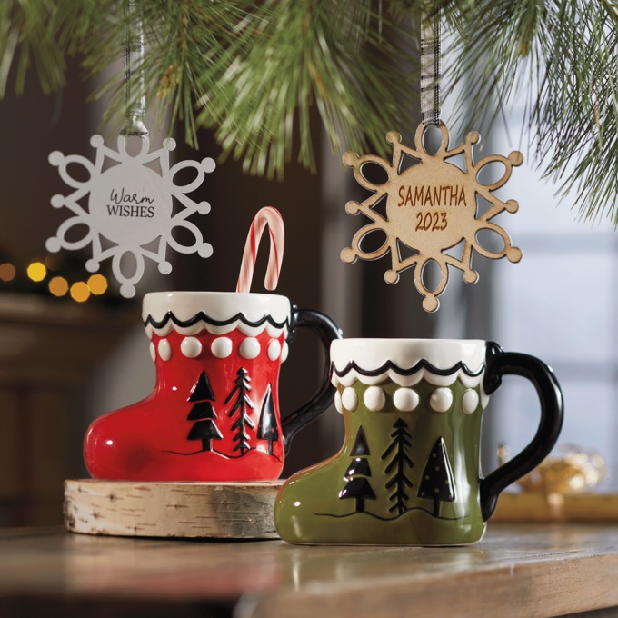 Stocking Mug and Ornament Set, , large