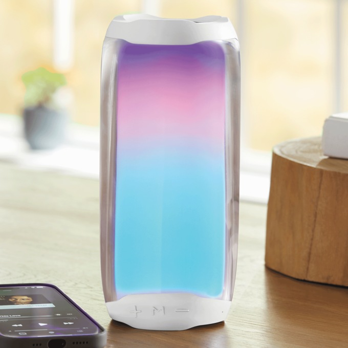 Portable Colorful-Lights Bluetooth Speaker, , large