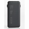 10,000mAh Portable Power Bank with Built-In USB-C, Micro USB and Lightning Cables, Black, large