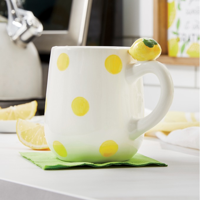 18-Oz. Lemon Mug, , large