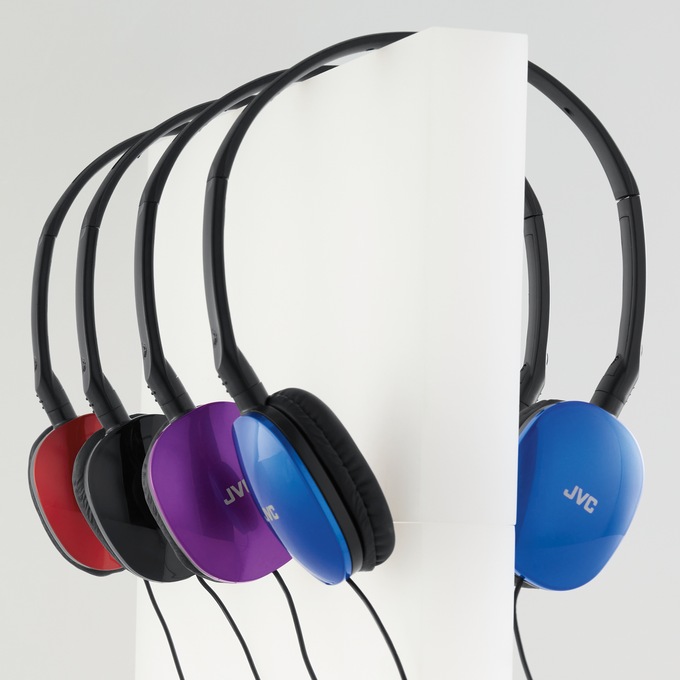 JVC Lightweight Folding Wired Headphones | Swiss Colony