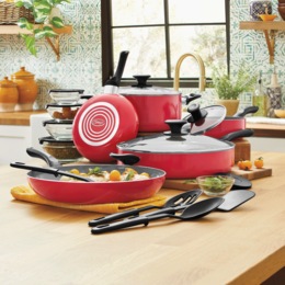 Ginny's 22-Piece Ceramic Cookware Set, , large