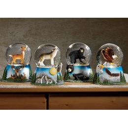 LED Wildlife Waterglobe, , large