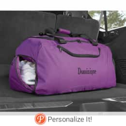 Personalized 23" Duffel with Shoe Pocket, , large