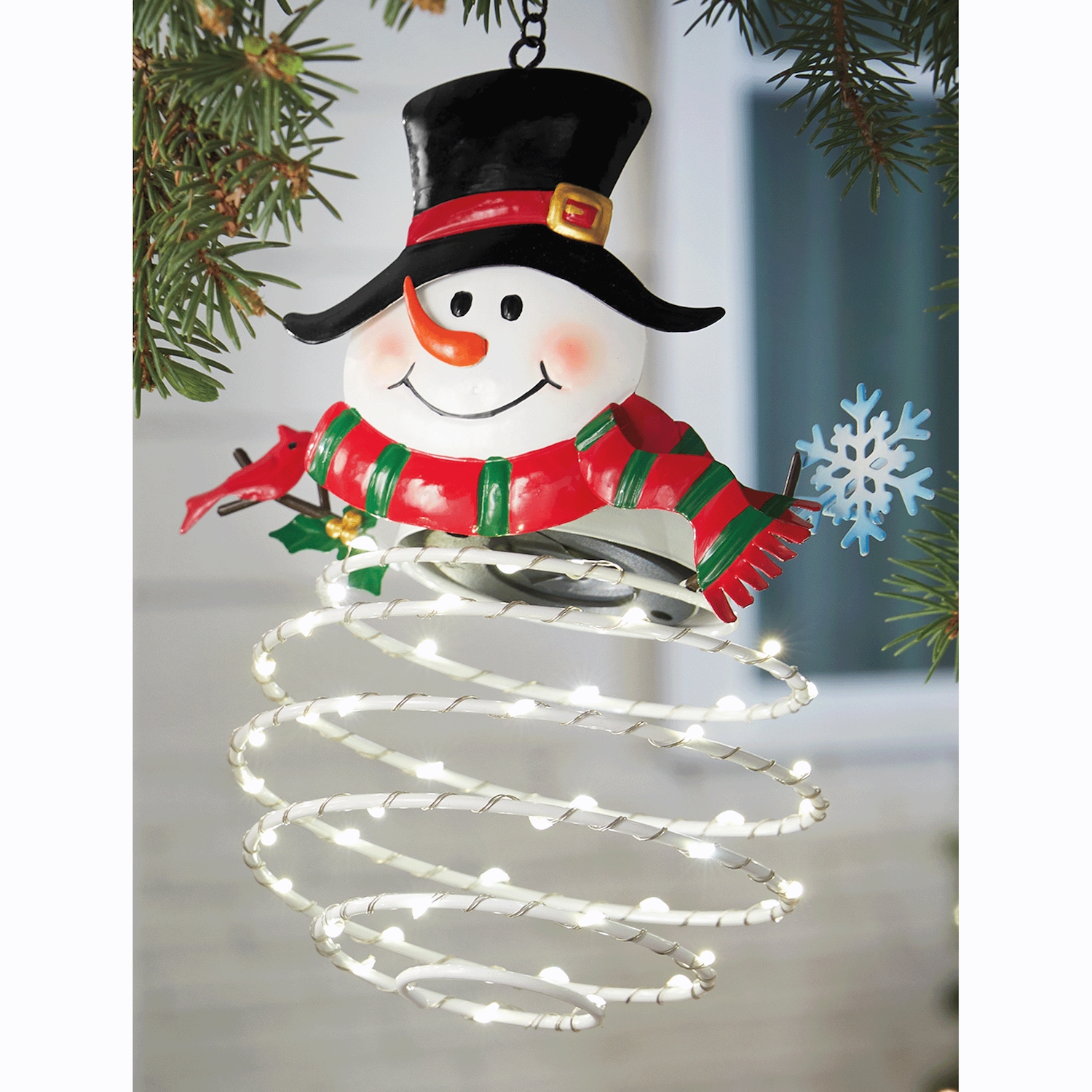 Solar Spiral Christmas Ornament | Swiss Colony