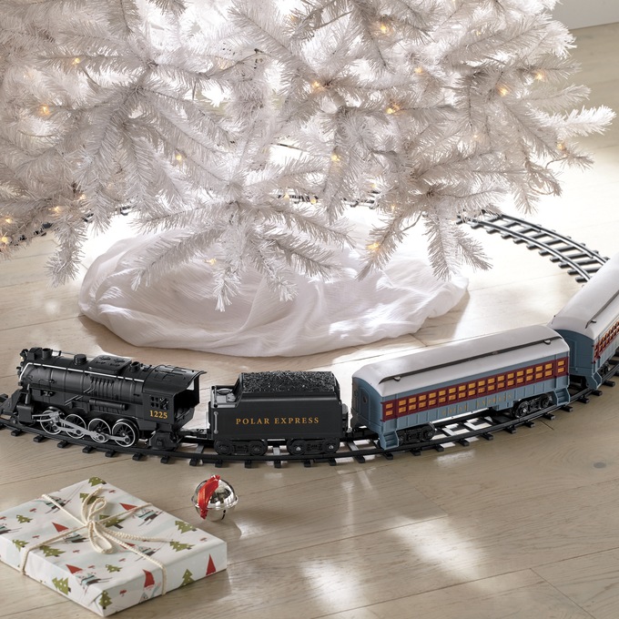 Polar express train for top tree