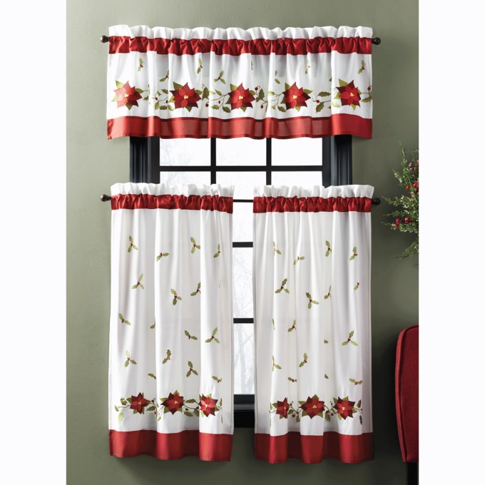 Poinsettia Tier Pair, , large