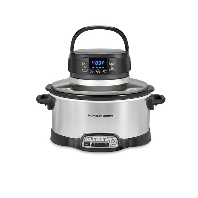 Hamilton Beach 2-In-1 Air Fryer/Slow Cooker, , large