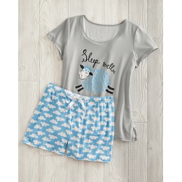 Women&#39;s Counting Sheep PJ Set, , large