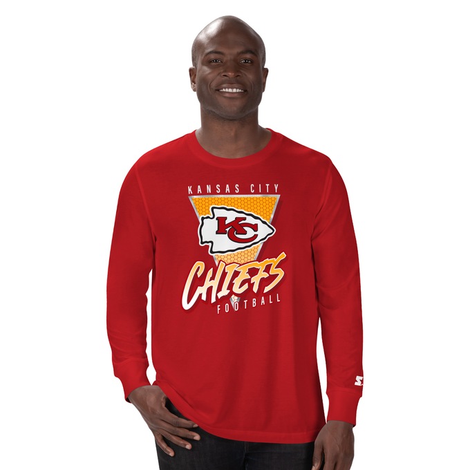 Men's Long-Sleeve NFL Crewneck Tee, , large