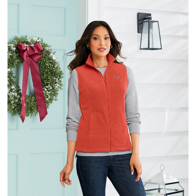 Personalized Women&#39;s Fleece Vest, , large