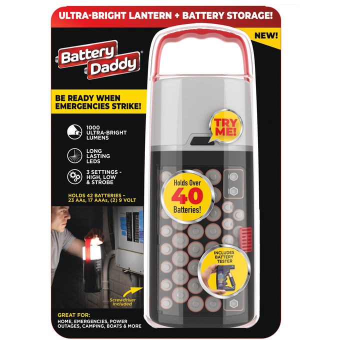 Battery Daddy Lantern with Battery Case, , large