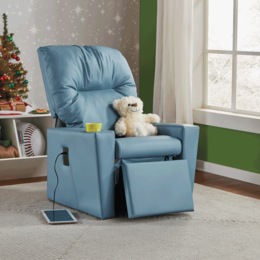 Youth Recliner with USB Ports, , large