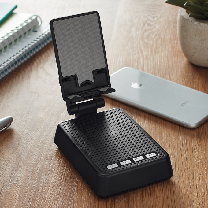 Ilive Wireless Bluetooth Speaker And Phone Holder, , large