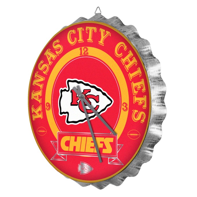 NFL Bottle Cap Wall Clock, , large
