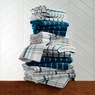 Color Connection 20-piece Kitchen Towel Set, Island Blue, large