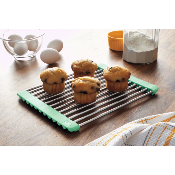 Roll-up Cooling Rack, Aqua, large