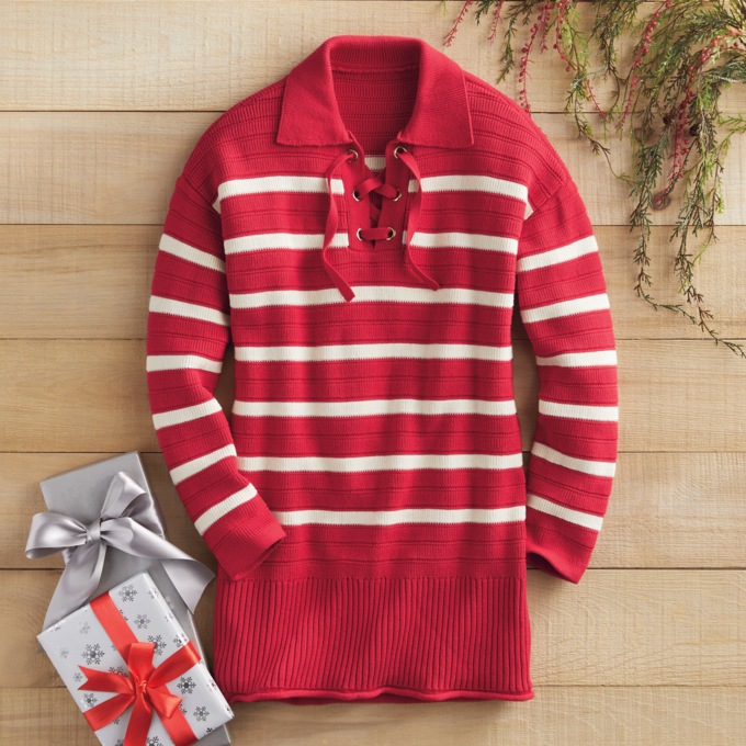 Berkley Stripe Tunic, , large