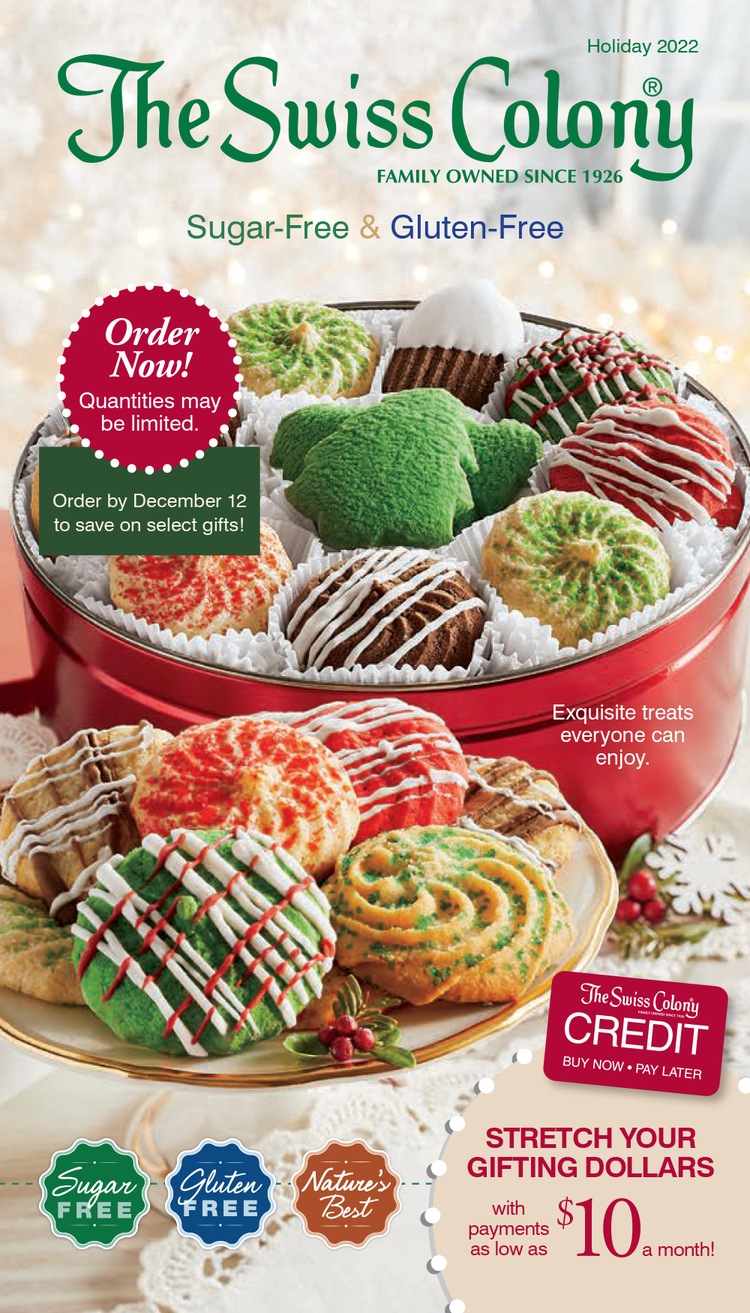 SugarFree & GlutenFree 2022 Swiss Colony