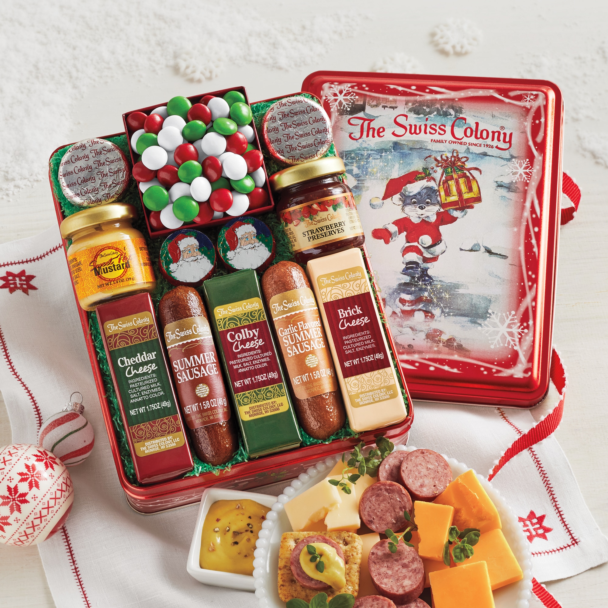 Collectible Snack Tin | Swiss Colony