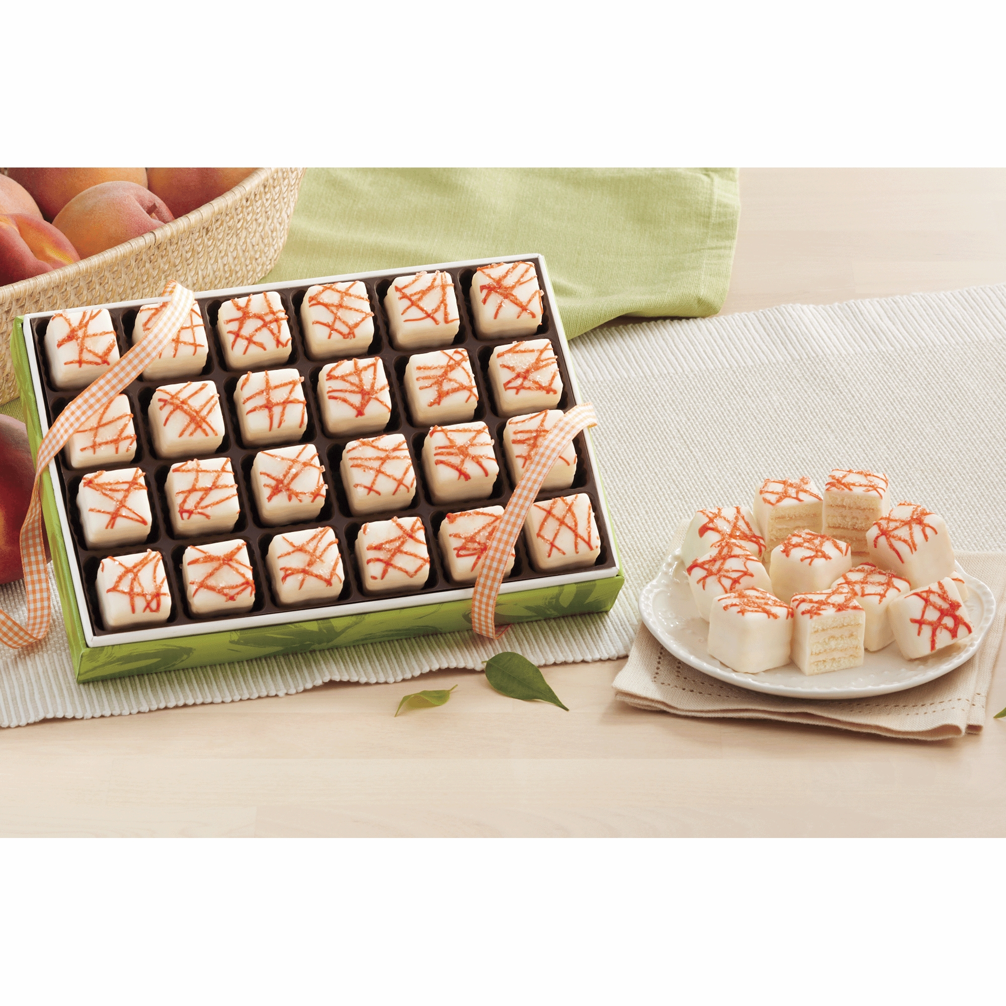 Peach Cobbler Petits Fours | Swiss Colony